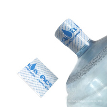 Drucken Logo -Kappe Dichtung 5 Gallonen Plastiketikett für 5 Gallonen Wasserflasche